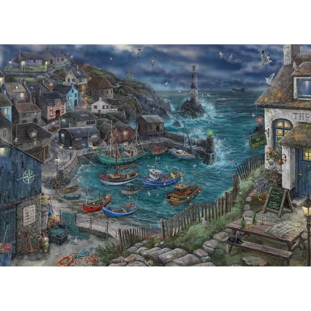 Dėlionė Ravensburger 17528 Escape – Treacherous Harbor 759 Dalys