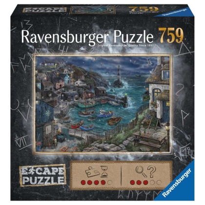 Dėlionė Ravensburger 17528 Escape - Treacherous Harbor 759 Dalys