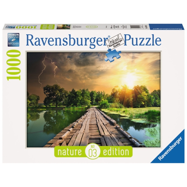 Dėlionė Ravensburger 19538 The Wooden Footbridge 1000 Dalys