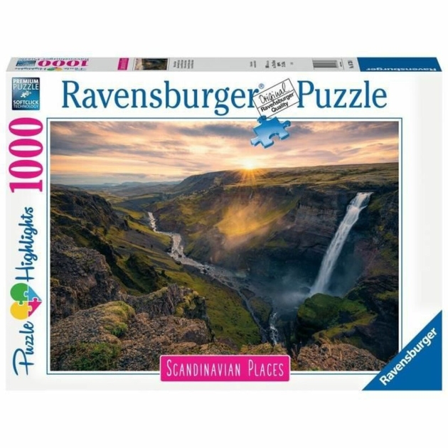 Dėlionė Ravensburger Iceland: Kirkjuffellsfoss 1000 Dalys