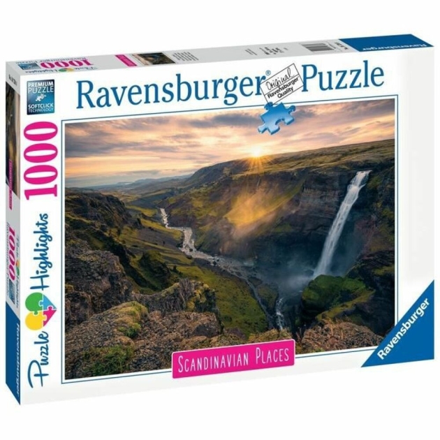 Dėlionė Ravensburger Iceland: Kirkjuffellsfoss  1000 Dalys