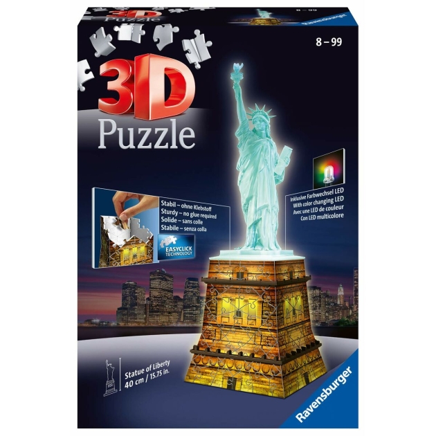 3D Puzlė Ravensburger Iceland: Kirkjuffellsfoss 216 Dalys 3D