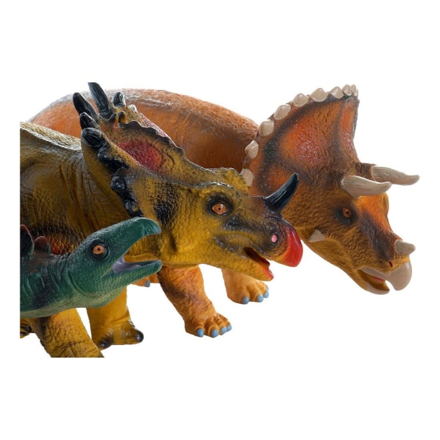 Dinozauras DKD Home Decor 6 vnt. 48 x 23 x 34,5 cm Minkšta