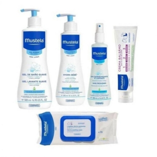 Dovanų rinkinys kūdikiams Mustela Rožinė (6 pcs)