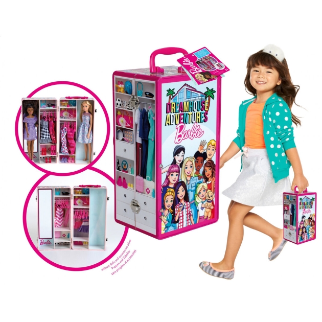 Drabužinė Barbie Cabinet Briefcase