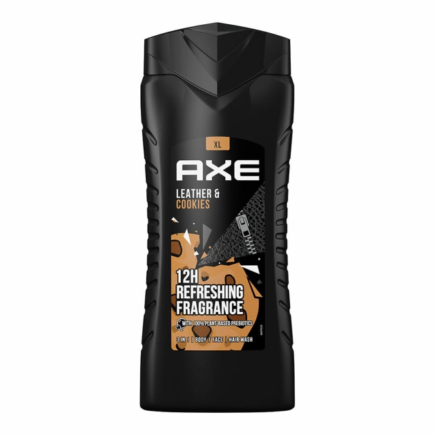 Dušo želė Axe Collision XL: Leather  Cookies 400 ml