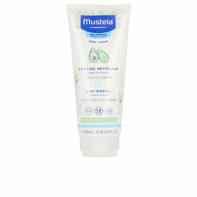 Dušo želė Mustela Bébé In 2 in 1 Kūdikis 200 ml