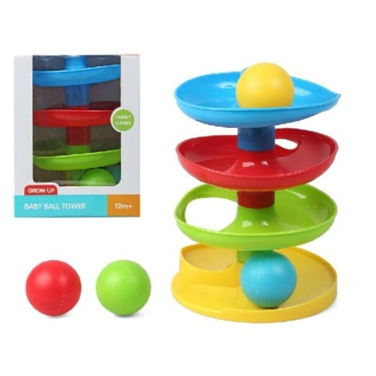 Edukacinis žaidimas Baby Ball Tower (21 x 16 cm)