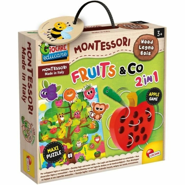 Edukacinis žaidimas Lisciani Giochi Fruits  Co 2 in 1