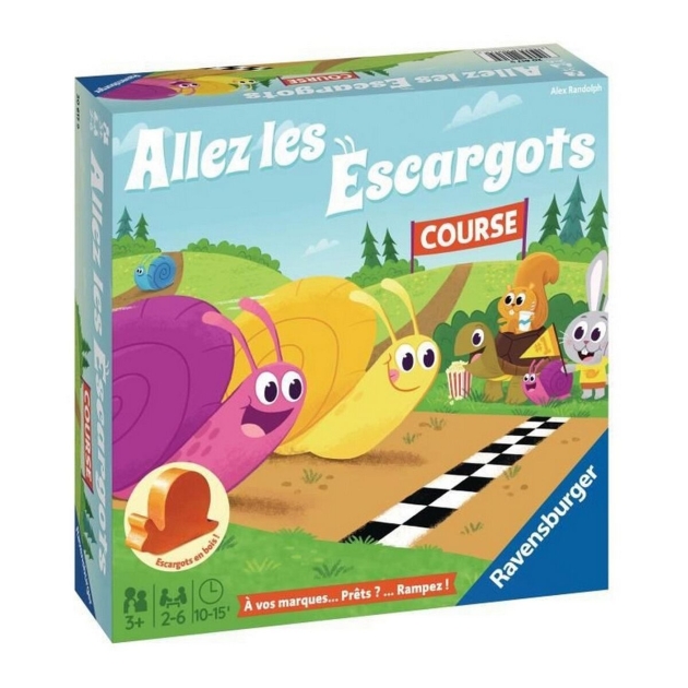 Edukacinis žaidimas Ravensburger Allez les Escargot (FR) Juoda (1 Dalys)