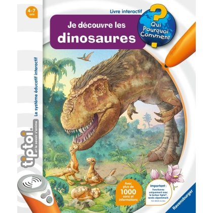 Edukacinis žaidimas Ravensburger Je decóuvre les dinosaurs (1 Dalys)