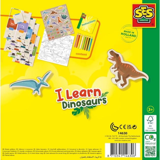 Edukacinis žaidimas SES Creative I learn dinosaurs