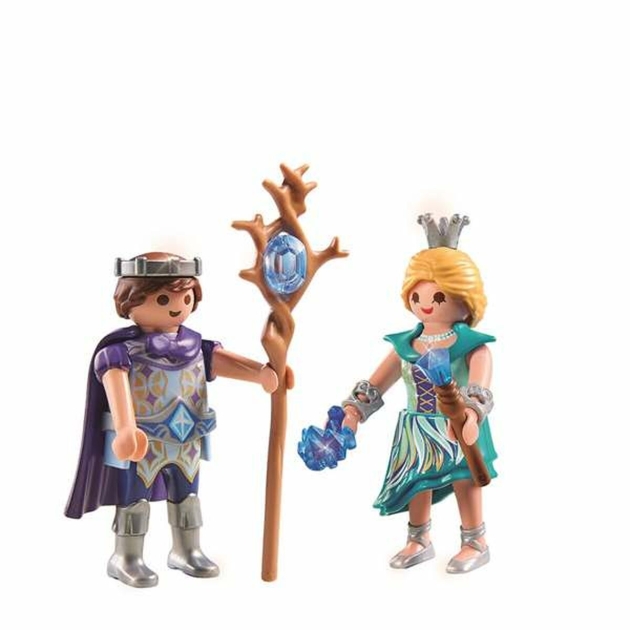 Figūrėlės su judančiomis kojomis ir rankomis Playmobil 71208 Princas Princesė 15 Dalys Duo