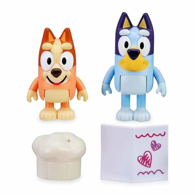 Figūrų rinkinys Bluey 2 Dalys 6 cm Statulėlė