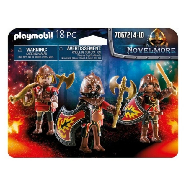 Figūrų rinkinys Novelmore Fire Knigths Playmobil 70672 (18 pcs)