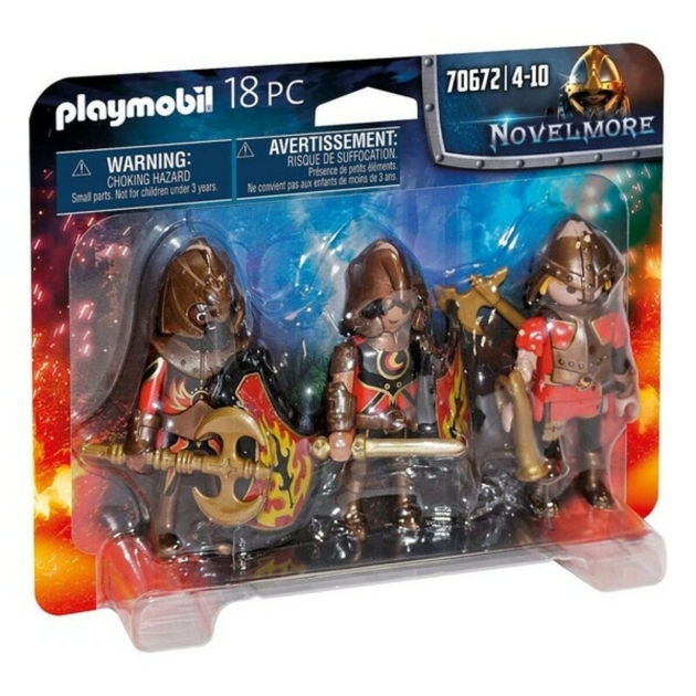 Figūrų rinkinys Novelmore Fire Knigths Playmobil 70672 (18 pcs)