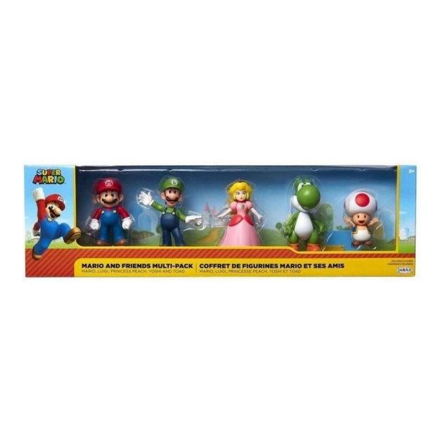 Figūrų rinkinys Super Mario Mario and his Friends 5 Dalys