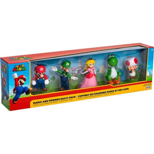 Figūrų rinkinys Super Mario Mario and his Friends 5 Dalys