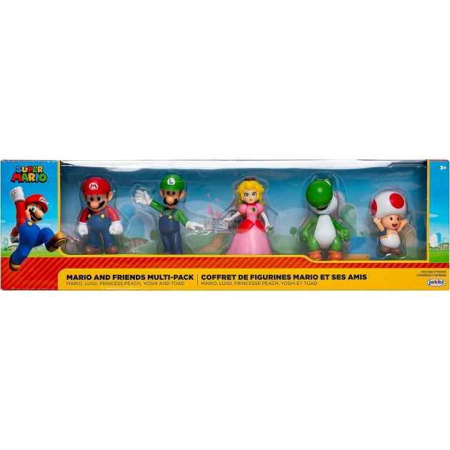 Figūrų rinkinys Super Mario Mario and his Friends 5 Dalys