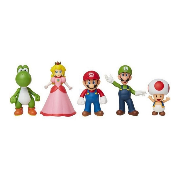 Figūrų rinkinys Super Mario Mario and his Friends 5 Dalys