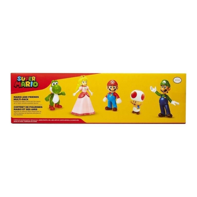 Figūrų rinkinys Super Mario Mario and his Friends 5 Dalys