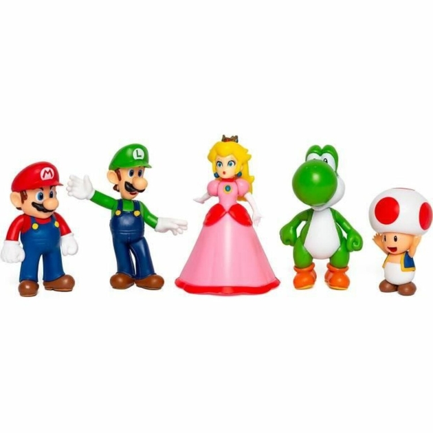 Figūrų rinkinys Super Mario Mario and his Friends 5 Dalys