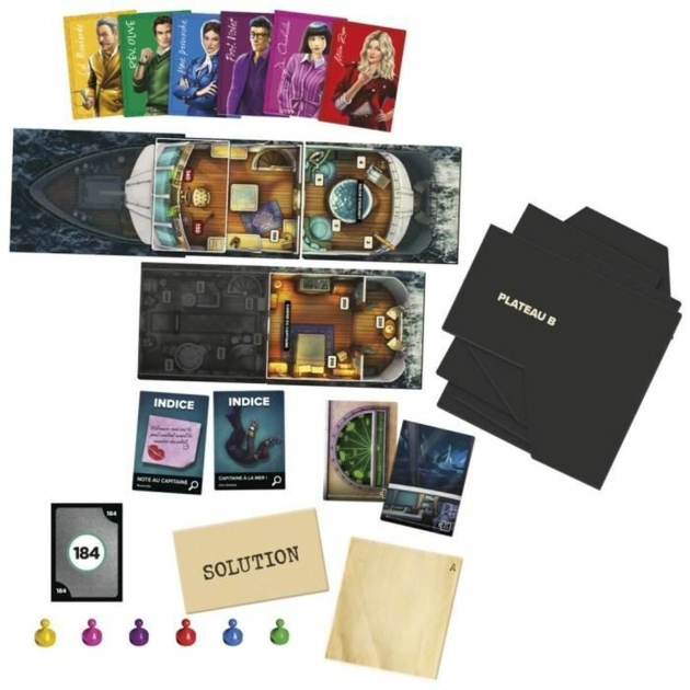 Įgūdžių žaidimas Hasbro Cluedo Péril en Haute Mer Prancūzų (FR)