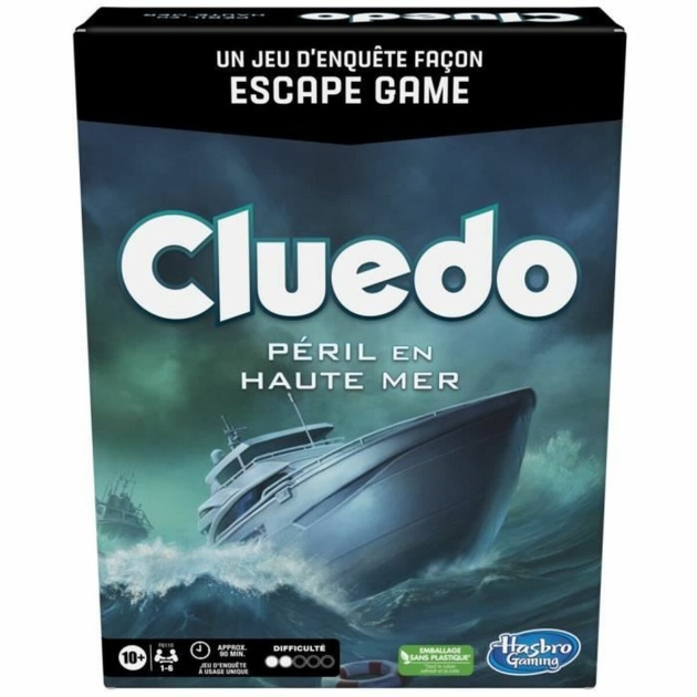 Įgūdžių žaidimas Hasbro Cluedo Péril en Haute Mer Prancūzų (FR)