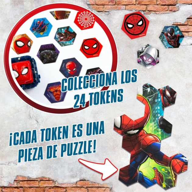 Įgūdžių žaidimas Spider Man Battle Cubes (12 vnt.)