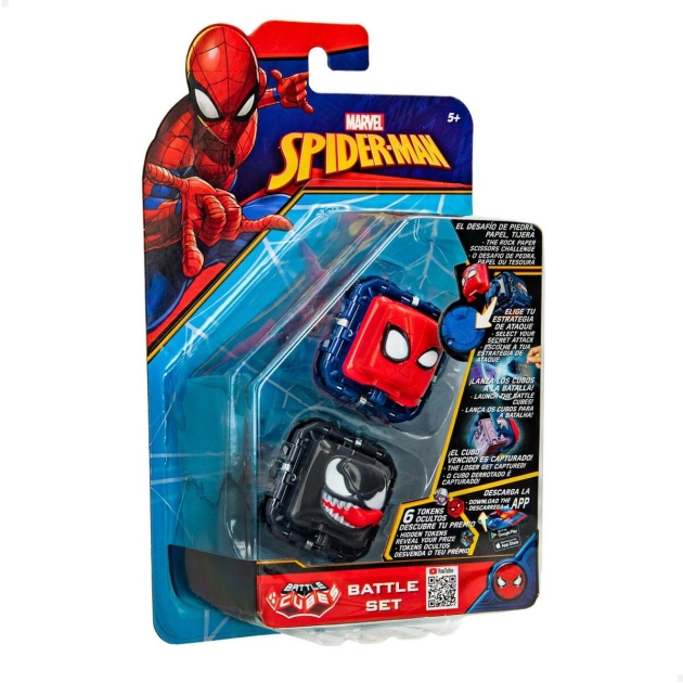 Įgūdžių žaidimas Spider Man Battle Cubes (12 vnt.)