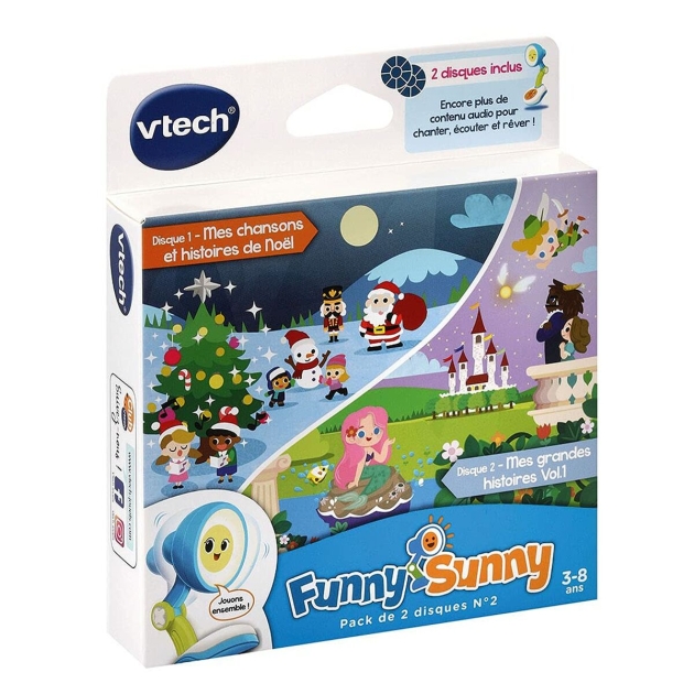 Interaktyvus žaislas vaikui Vtech Funny Sunny – Pack 2 Discs N ° 2 (FR)