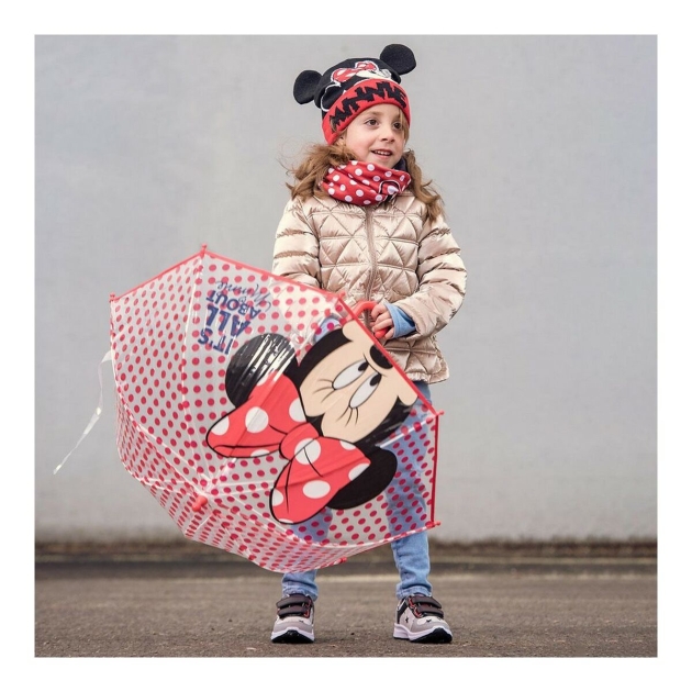 Kaklaskarė Minnie Mouse Raudona