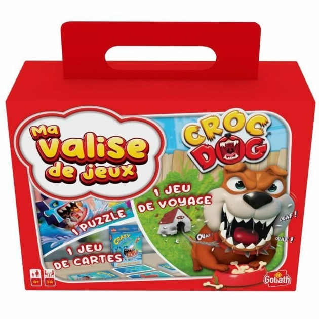 3 stalo žaidimų rinkinys Goliath Croc Dog (FR) Plastmasinis