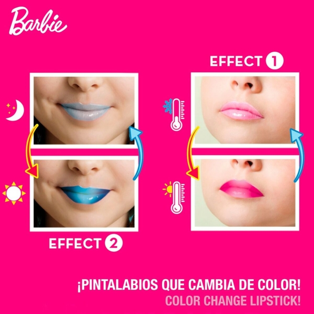 Kit to create Makeup Barbie Studio Color Change Lūpų dažai 15 Dalys