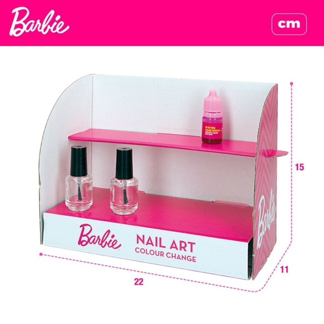 Kit to create Makeup Barbie Studio Color Change Nagų lakas 15 Dalys