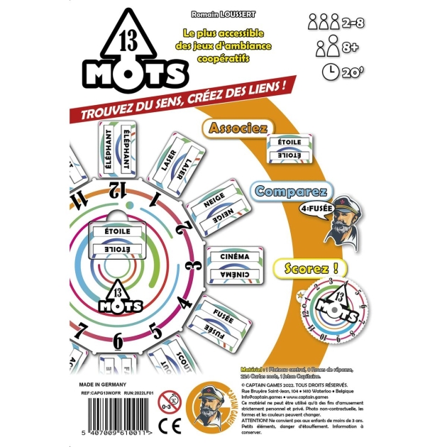 Klausimų ir atsakymų rinkinys Asmodee 13 Mots