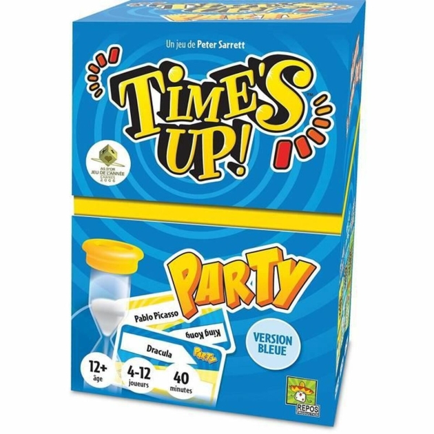 Klausimų ir atsakymų rinkinys Asmodee Time’s Up Party – Blue Version (FR)