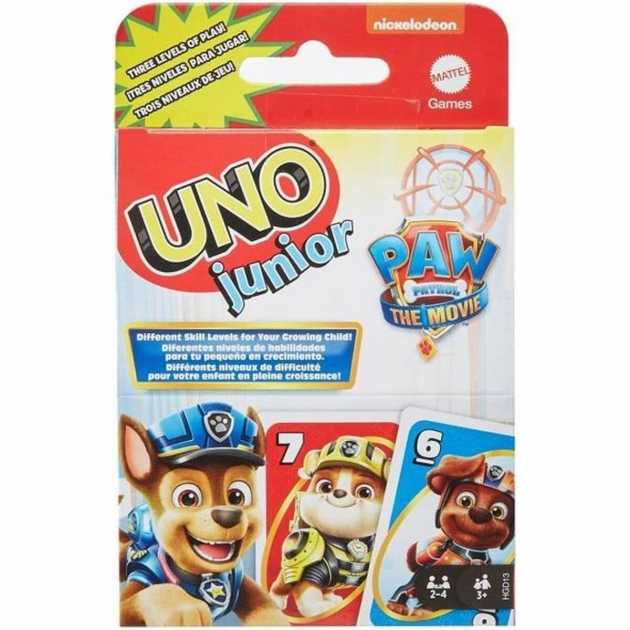 Kortų žaidimai Mattel UNO Junior The Paw Patrol