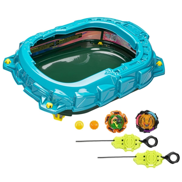 Kovinių giroskopų ir arenos rinkinys Beyblade Burst – Quad Strike