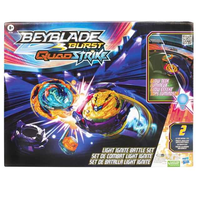 Kovinių giroskopų ir arenos rinkinys Beyblade Burst – Quad Strike