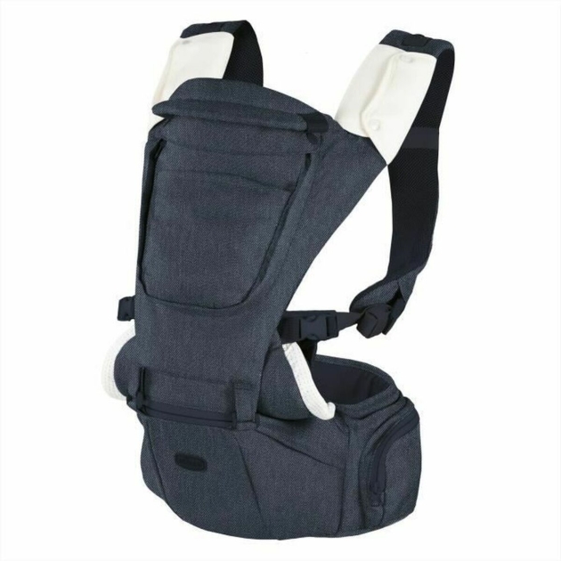 Kūdikio kuprinė Chicco Baby Carrier Hip Seat Denim + 0 metų