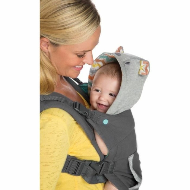 Kūdikio kuprinė Infantino Cuddle Up Bear Pilka + 0 metų