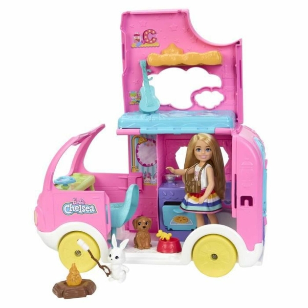 Kūdikio lėlė Barbie Chelsea motorhome barbie car box