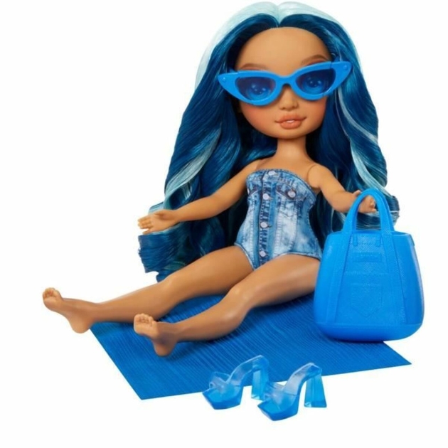 Kūdikio lėlė Rainbow High Swim Style Doll – Skyler (Blue)