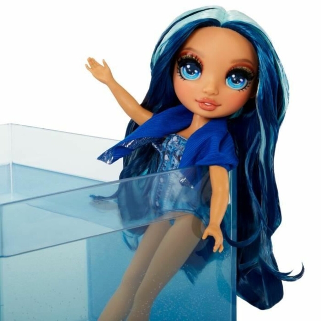 Kūdikio lėlė Rainbow High Swim Style Doll – Skyler (Blue)