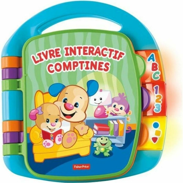 Kūdikio žaislas Fisher Price Interactive Book Nursery Rhymes Puppy (FR) Plastmasinis