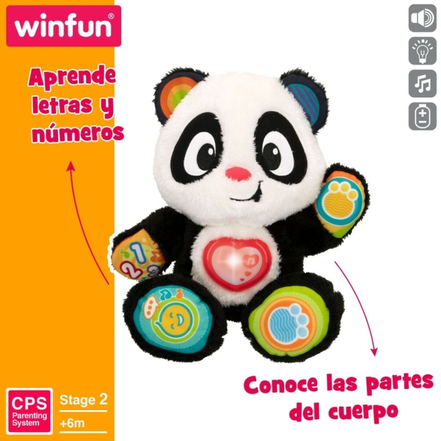 Kūdikio žaislas Winfun Panda 27 x 33 x 14 cm (4 vnt.)