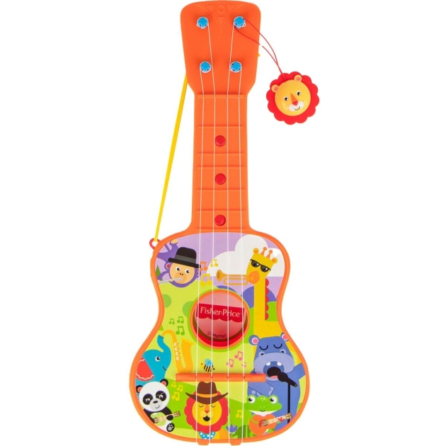 Kūdikių gitara Fisher Price 2725 gyvūnai