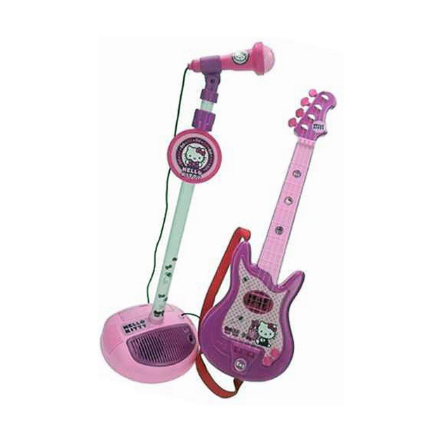 Kūdikių gitara Hello Kitty Mikrofonas