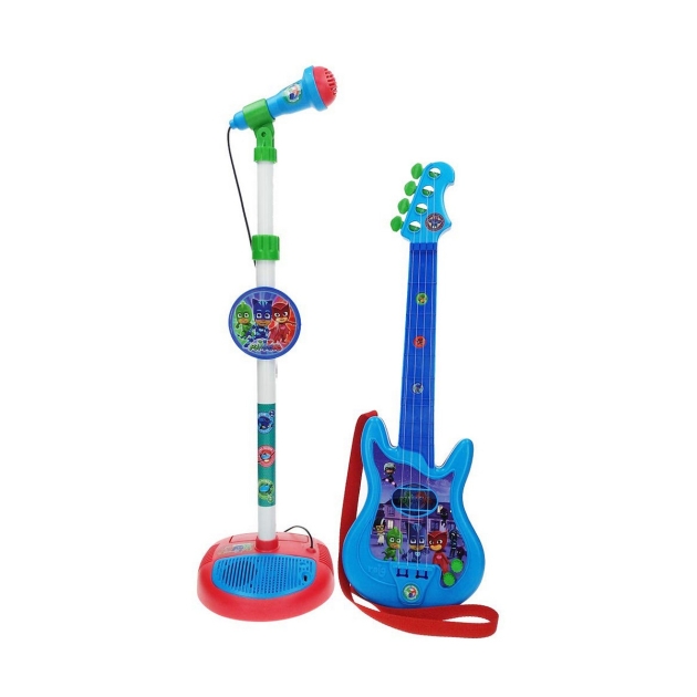 Kūdikių gitara PJ Masks Mikrofonas Mėlyna